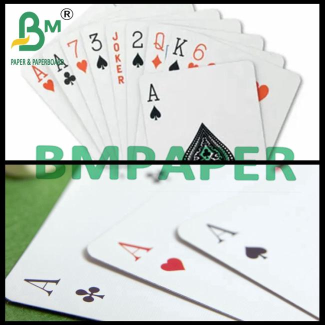 52 x 74cm White Two Side Coated Playing Cards Paper For Poker 52 x 74cm White Two Side Coated Playing Cards Paper For Poker