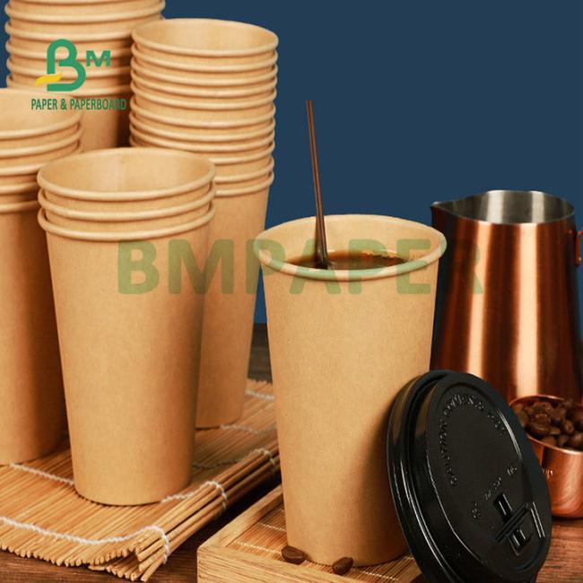 210g 230g PE Coated Brown Kraft Paperboard For Making Coffee Cups 210g 230g PE Coated Brown Kraft Paperboard For Making Coffee Cups
