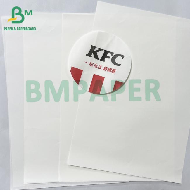 40gsm recyclable Food Grade kit 3 kit 5 oilproof sandwich paper 30gsm 40gsm recyclable Food Grade kit 3 kit 5 oilproof sandwich paper