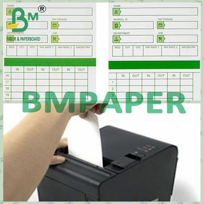 70 - 250g 1 - Ply Bond Receipt Thermal Paper Card For Time Card 3" x 8" 70 - 250g 1 - Ply Bond Receipt Thermal Paper Card For Time Card 3" x 8"