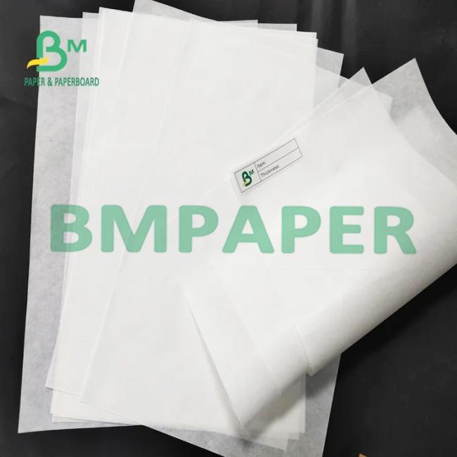 60g In Sheet White Oilproof MG Greaseproof Paper For Hamburger And Oily Food 60g In Sheet White Oilproof MG Greaseproof Paper For Hamburger And Oily Food