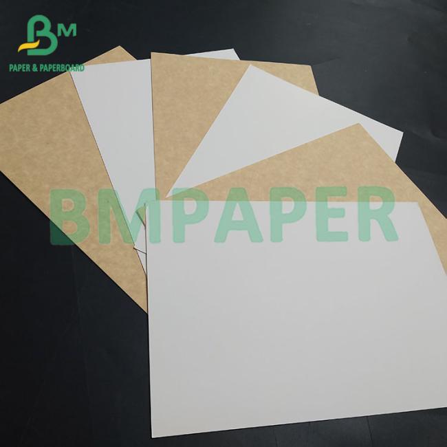 200gsm 300gsm CKB White Top Coated Kraft Board For Takeaway Food Boxes 200gsm 300gsm CKB White Top Coated Kraft Board For Takeaway Food Boxes