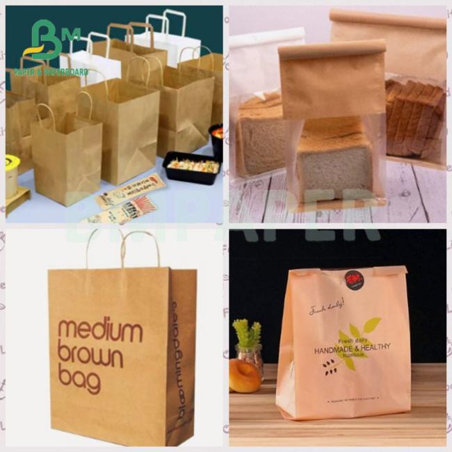 Good Printing Performance 60grs 70grs Unbleached Brown Food Paper Good Printing Performance 60grs 70grs Unbleached Brown Food Paper