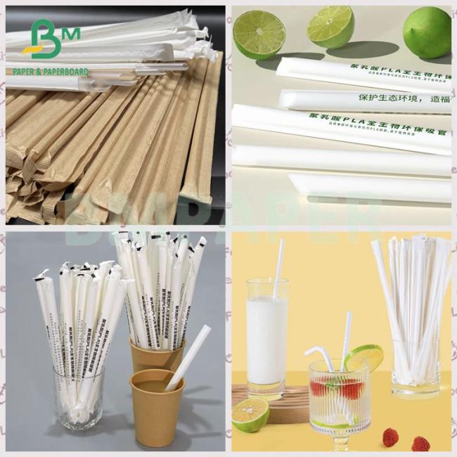 Recyclable Good Printability white Drinks Straw Fork Packing Paper Recyclable Good Printability white Drinks Straw Fork Packing Paper