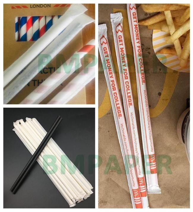 Printable 28gsm Straw Food Wrapping Paper For Drinking 29MM 35MM Harmless Printable 28gsm Straw Food Wrapping Paper For Drinking 29MM 35MM Harmless