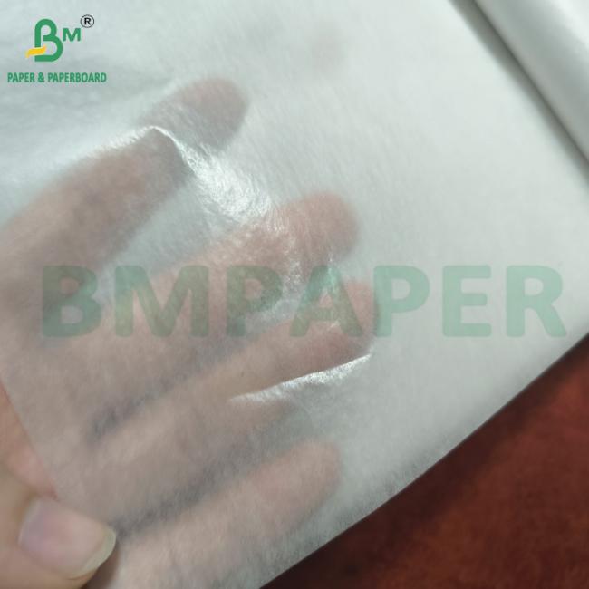 Oil Resistance Air Permeability 17g - 40g White Translucent Paper For Wrapping Oil Resistance Air Permeability 17g - 40g White Translucent Paper For Wrapping
