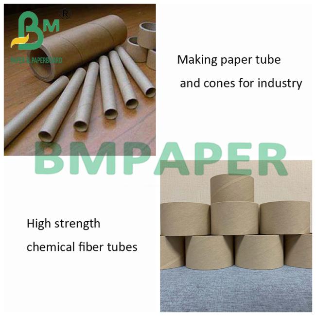 360gsm 400gsm Hard Stiffness Bobbin Fibre Paper Rolling For Industrial Pipe 360gsm 400gsm Hard Stiffness Bobbin Fibre Paper Rolling For Industrial Pipe