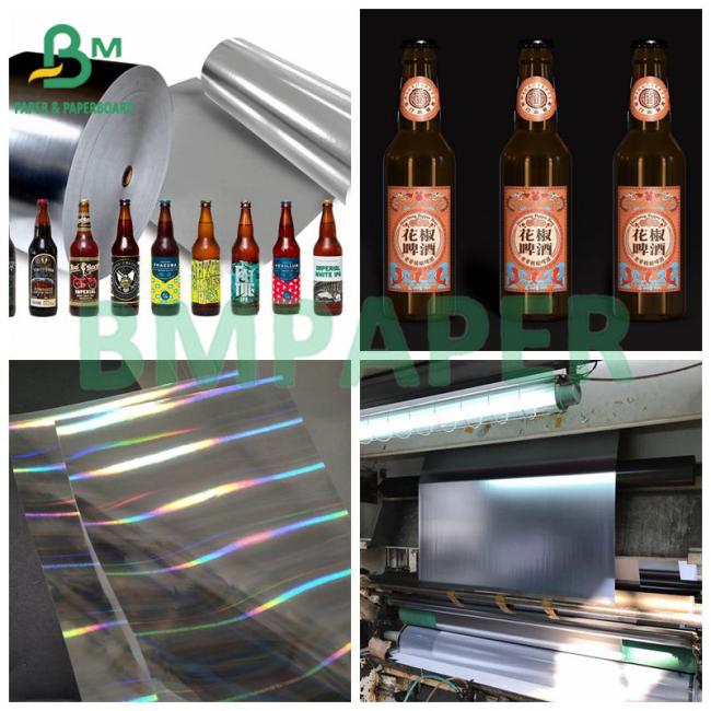 70gsm 765mm Waterproof Breakage Resistant Aluminized Beer Label Paper 70gsm 765mm Waterproof Breakage Resistant Aluminized Beer Label Paper