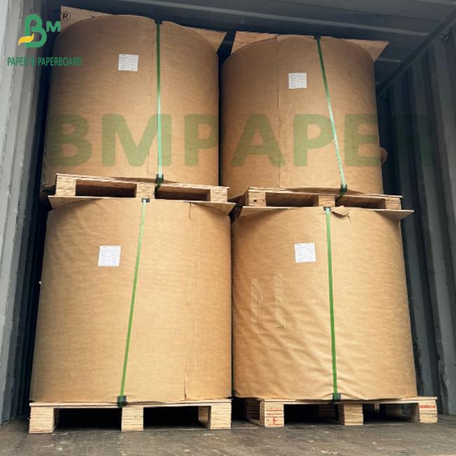 50g 60g Pure Virgin Fibre Kraft Paper 102cm Brown Bag Paper Roll 50g 60g Pure Virgin Fibre Kraft Paper 102cm Brown Bag Paper Roll