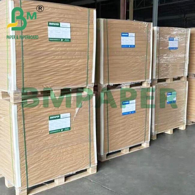 200g Food Grade White Clay Coated Kraft Back Paper For Fries Packaging 200g Food Grade White Clay Coated Kraft Back Paper For Fries Packaging
