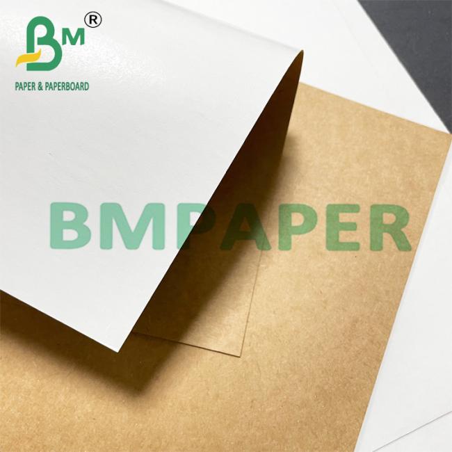 Anti - Curl Testliner White Coated Kraft Paper For Dry Food Packaging 200gsm Anti - Curl Testliner White Coated Kraft Paper For Dry Food Packaging 200gsm