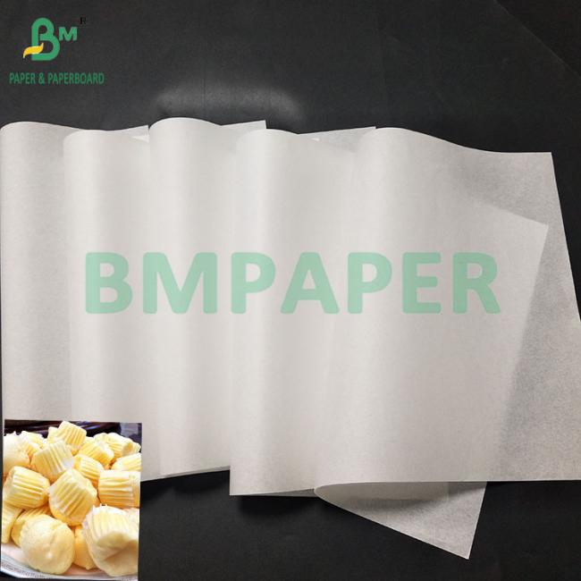 40gsm Food Grade Resistant White Grease Baking Sheets For Cake Tray 40gsm Food Grade Resistant White Grease Baking Sheets For Cake Tray