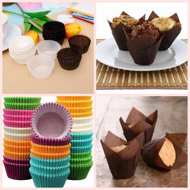 40gsm Food Grade Cupcake Liner Muffin Cake Paper Coffee Color 40gsm Food Grade Cupcake Liner Muffin Cake Paper Coffee Color