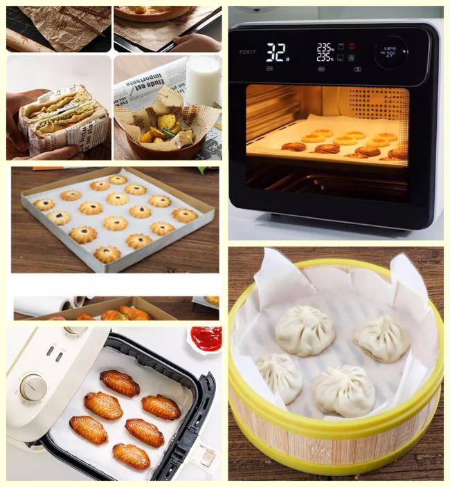 Double Sided Coated White Baking Liner Paper Non- Stick Paper Double Sided Coated White Baking Liner Paper Non- Stick Paper