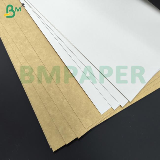 Food Grade 270g Brown Back White Top Coated Duplex Board For Food Box Food Grade 270g Brown Back White Top Coated Duplex Board For Food Box