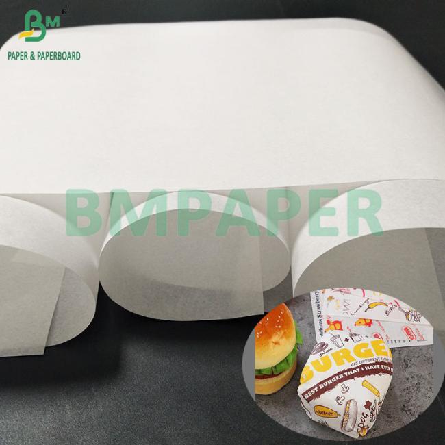 40gsm White Greaseproof Hamburger Wrapping Paper Kit3 Kit7 30*30cm 40gsm White Greaseproof Hamburger Wrapping Paper Kit3 Kit7 30*30cm