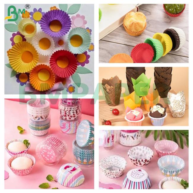 30g 45g Uncoated Cupcake Liner Paper White Oilproof Non - Stick 700 * 1000mm 30g 45g Uncoated Cupcake Liner Paper White Oilproof Non - Stick 700 * 1000mm