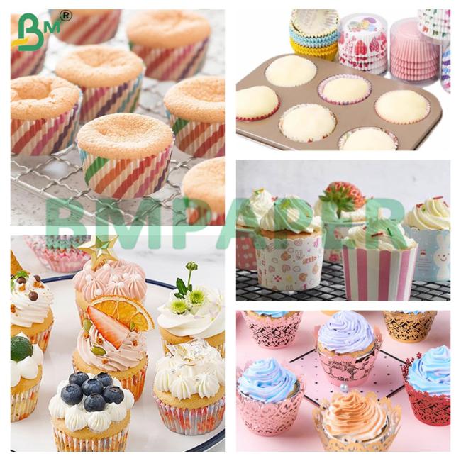 80gsm Cupcake Muffin Liner Baking Paper Food Grade 80 * 100cm 80gsm Cupcake Muffin Liner Baking Paper Food Grade 80 * 100cm