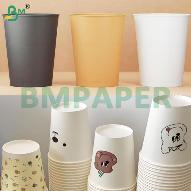 PE Coated Leak-proof Cup Stock Paper Rolls For Drinking 190gsm+10gsm PE Coated Leak-proof Cup Stock Paper Rolls For Drinking 190gsm+10gsm