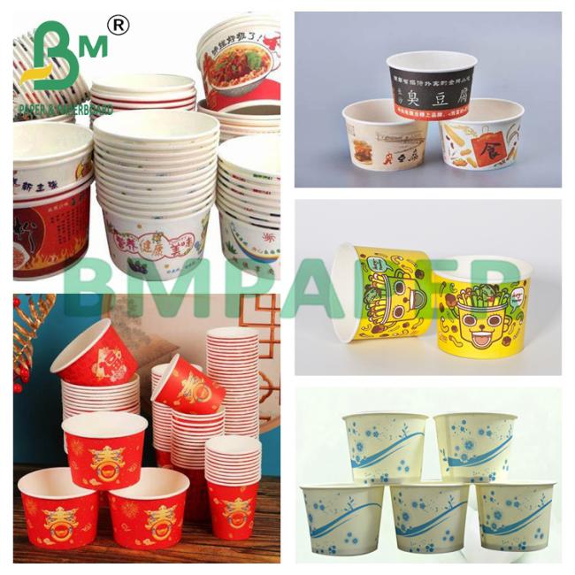 200g Bowl Base Paper 100 % Virgin Wood Pulp Single Side PE Coated Board 200g Bowl Base Paper 100 % Virgin Wood Pulp Single Side PE Coated Board