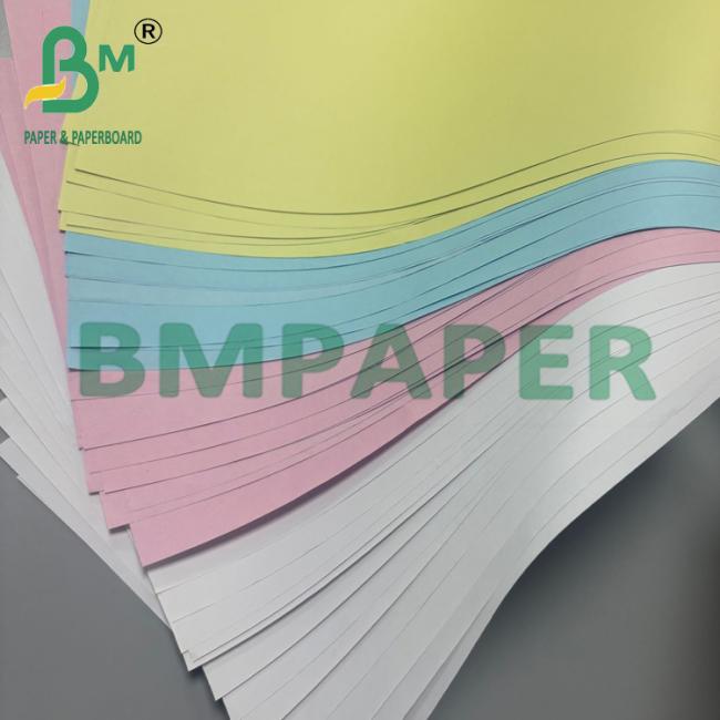 60g Colorful Carbonless Copy Paper Sheets 100% Virgin Wood Pulp NCR 60g Colorful Carbonless Copy Paper Sheets 100% Virgin Wood Pulp NCR