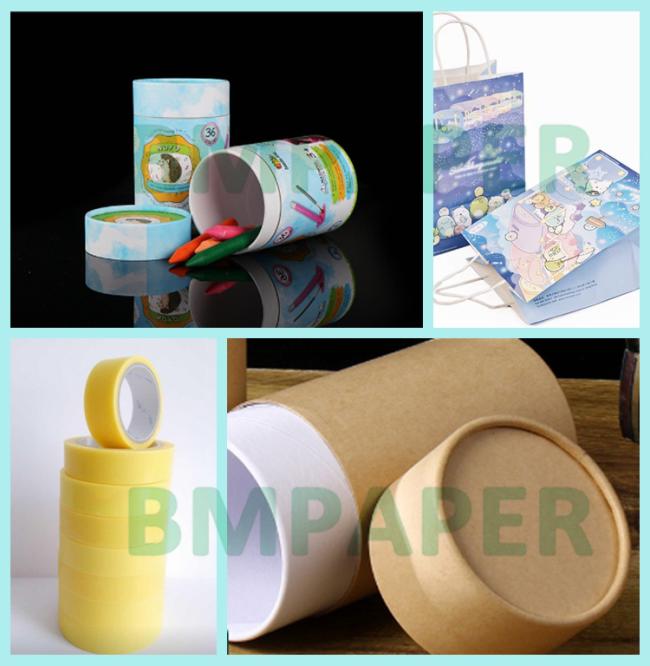 200gsm Uncoated White Kraft Paper For Tea Can Packing High Strength 1020mm 200gsm Uncoated White Kraft Paper For Tea Can Packing High Strength 1020mm