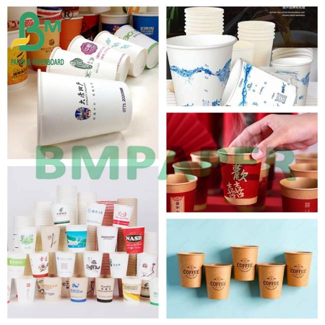 210g+20g White No Stick Cup Paper 100 % Wood Pulp Board For Making Cup 210g+20g White No Stick Cup Paper 100 % Wood Pulp Board For Making Cup
