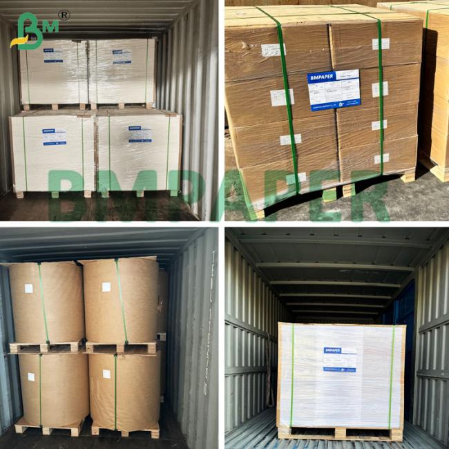 200g 250g Moistureproof White Top Coated Kraft Coard For Frozen Product Packaging 200g 250g Moistureproof White Top Coated Kraft Coard For Frozen Product Packaging
