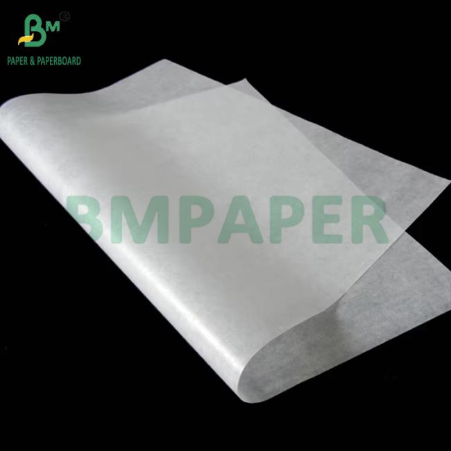 38gsm 40gsm Food Grade Greaseproof Silicone Paper For Cooking 16'' x 24'' 38gsm 40gsm Food Grade Greaseproof Silicone Paper For Cooking 16'' x 24''