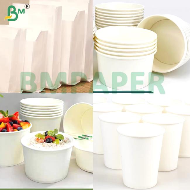 180gsm 200gsm Aqueous Plastic Free Paper Cupstock Paper Heat Resistant (120°C) For Paper Cups Bowl Takeaway Containers 180gsm 200gsm Aqueous Plastic Free Paper Cupstock Paper Heat Resistant (120°C) For Paper Cups Bowl Takeaway Containers