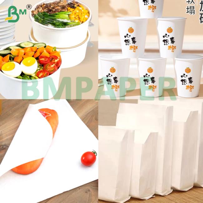 130gsm 150gsm Aqueous Plastic Free Paper Non - Stick & High Temperature Resistance For Food Packaging Cup Stock Paper Bag 130gsm 150gsm Aqueous Plastic Free Paper Non - Stick & High Temperature Resistance For Food Packaging Cup Stock Paper Bag