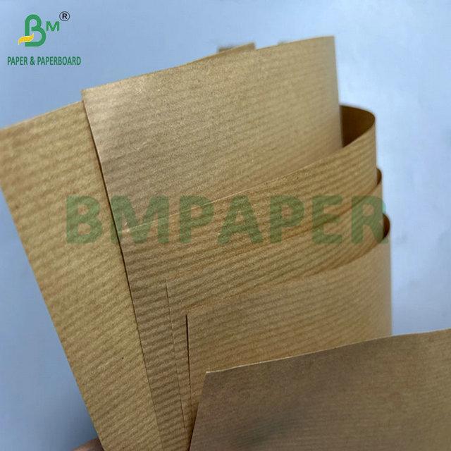 60gsm 70gsm 70x 100cm Brown Coated 1 side Ribbed Kraft Paper For Food Wrap Bags 60gsm 70gsm 70x 100cm Brown Coated 1 side Ribbed Kraft Paper For Food Wrap Bags