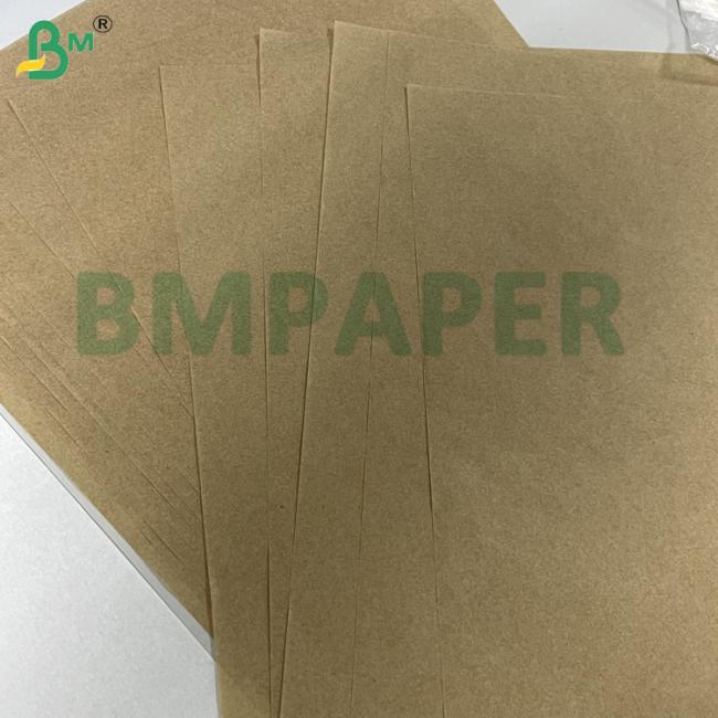 40gsm 50gsm Printable Kit 7 Brown Food Grade Greaseproof Paper Grease Resistant For Hamburger Packaging 40gsm 50gsm Printable Kit 7 Brown Food Grade Greaseproof Paper Grease Resistant For Hamburger Packaging