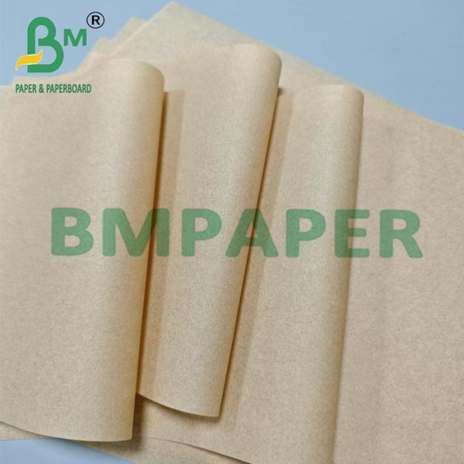 30gsm 35gsm Compostable Unbleached Burger Paper For Oil Food Wrapping 30gsm 35gsm Compostable Unbleached Burger Paper For Oil Food Wrapping
