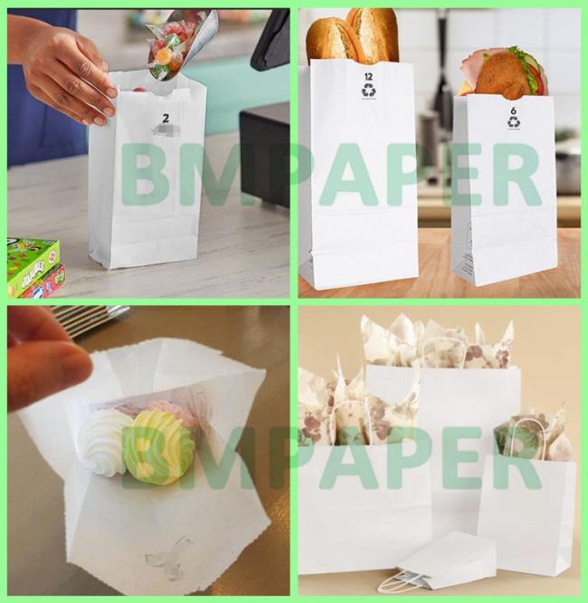 80gsm White Virgin Kraft Paper For Candy Bag 105cm Eco Friendly Recyclable 80gsm White Virgin Kraft Paper For Candy Bag 105cm Eco Friendly Recyclable