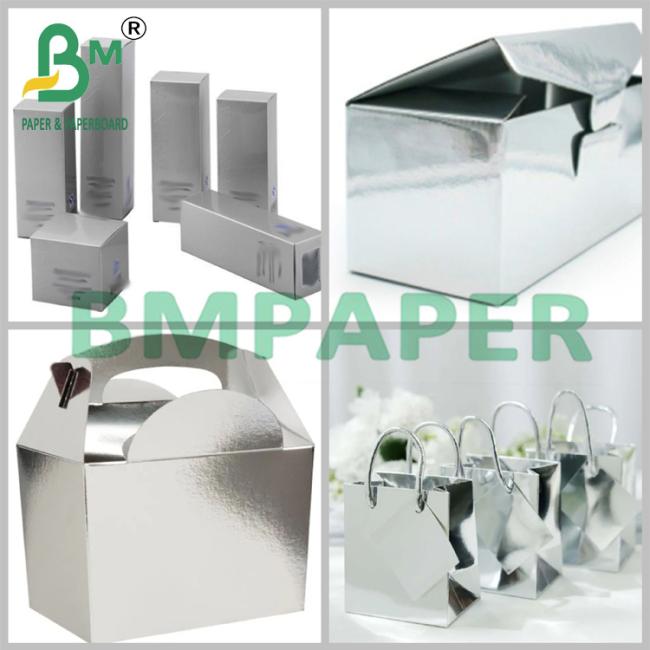 Mirror Surface Silver Cardstock 300grs 375grs For Toothpaste Packaging Mirror Surface Silver Cardstock 300grs 375grs For Toothpaste Packaging