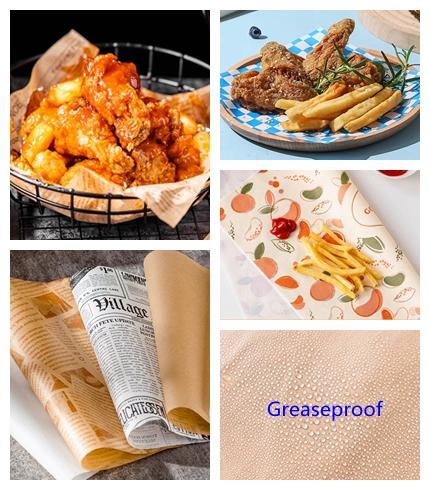 35gram 40gram White Color Greaseproof Paper To Wrap Fast Food 20 x 26cm 35gram 40gram White Color Greaseproof Paper To Wrap Fast Food 20 x 26cm