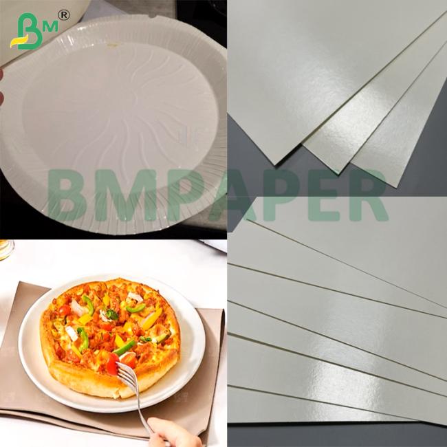 315g PET Coated Paper Heat Resistant Greaseproof Food Grade for Lunch Oven / Microwave 315g PET Coated Paper Heat Resistant Greaseproof Food Grade for Lunch Oven / Microwave