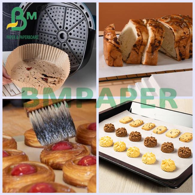40gsm Durable White Silicone Oilproof Paper For Air Fryer 40 x 60cm 40gsm Durable White Silicone Oilproof Paper For Air Fryer 40 x 60cm