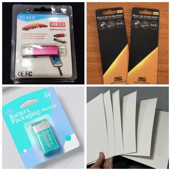 250gsm 300gsm Coated 1 Side White Blister Cardboard FBB For Battery Packaging 61x86cm 250gsm 300gsm Coated 1 Side White Blister Cardboard FBB For Battery Packaging 61x86cm