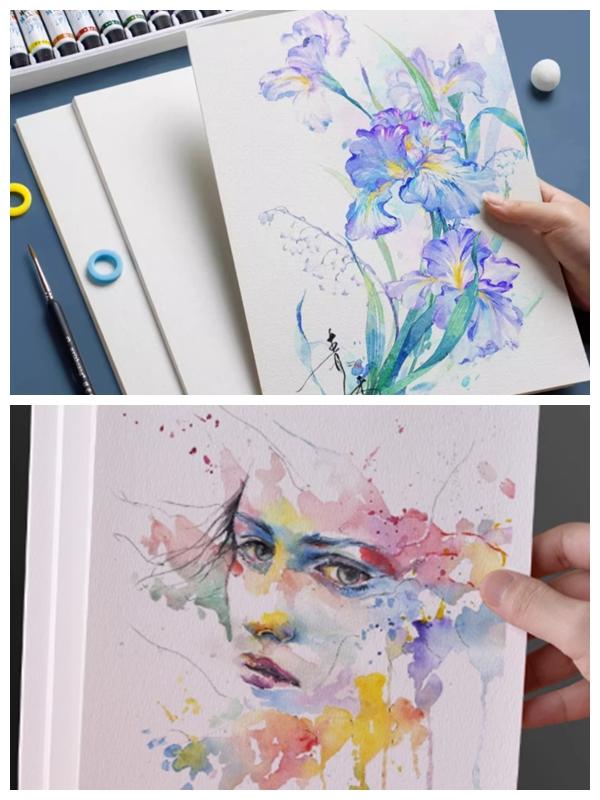 110lb 140LB Rough Grain Texture Watercolor Paper For watercolor Drawing 5 x 7inch 110lb 140LB Rough Grain Texture Watercolor Paper For watercolor Drawing 5 x 7inch