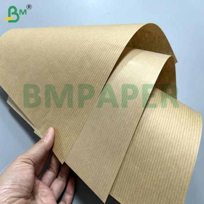 60g 70g Recycled Long Fiber Ribbed Kraft Paper Rolls For Food bags 70cm 80cm 60g 70g Recycled Long Fiber Ribbed Kraft Paper Rolls For Food bags 70cm 80cm