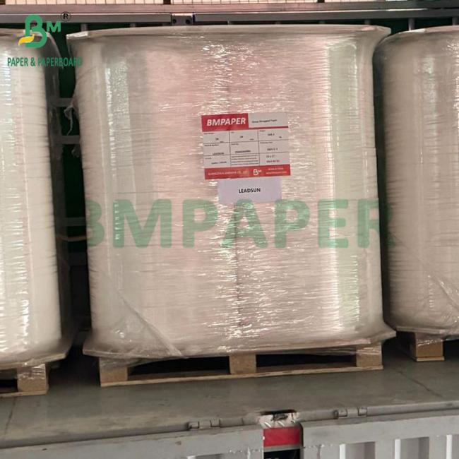 Natural Wood Pulp 28grs Kraft Paper Rolls 29cm 33cm for Wrapping Straws Natural Wood Pulp 28grs Kraft Paper Rolls 29cm 33cm for Wrapping Straws