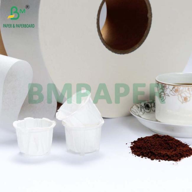 Food Grade Bleached Unbleached 40GSM 50GSM Coffee Filter Paper Roll 1200mm Food Grade Bleached Unbleached 40GSM 50GSM Coffee Filter Paper Roll 1200mm