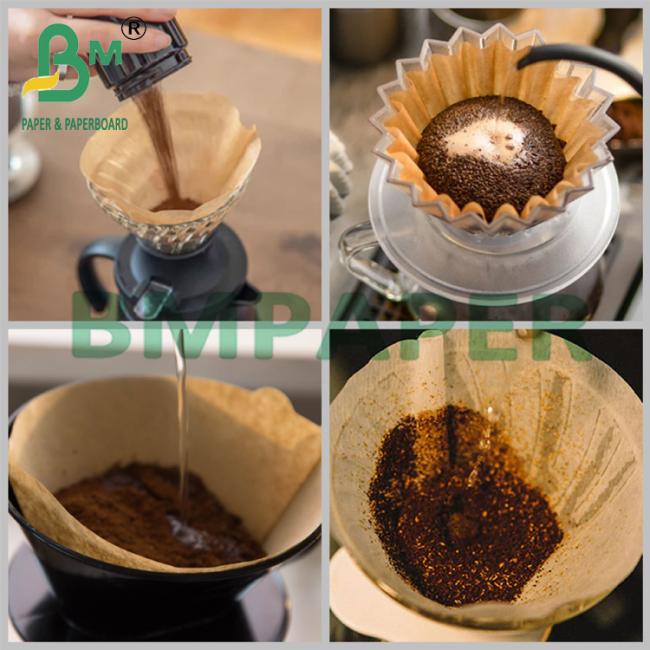 21 - 28gsm 440mm Food safe Compostable Brown Coffee Filter Paper Roll 21 - 28gsm 440mm Food safe Compostable Brown Coffee Filter Paper Roll