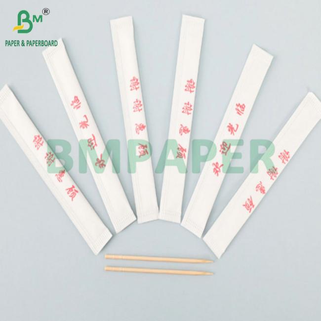 32mm 35mm Width 24gsm 28gsm Food-Grade Kraft Paper To Individually Wrap The Toothpick 32mm 35mm Width 24gsm 28gsm Food-Grade Kraft Paper To Individually Wrap The Toothpick