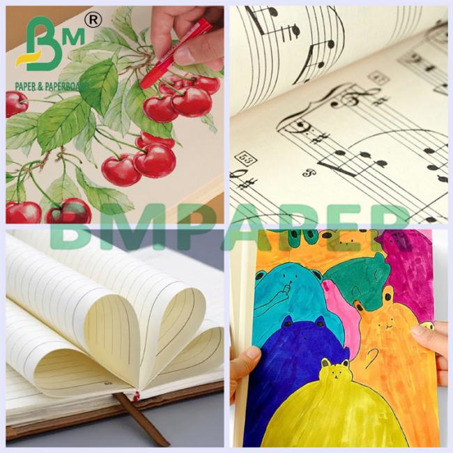 50g 55g 60g 70g 80g Uncoated Butter Color Offset Paper For Notebook 50g 55g 60g 70g 80g Uncoated Butter Color Offset Paper For Notebook