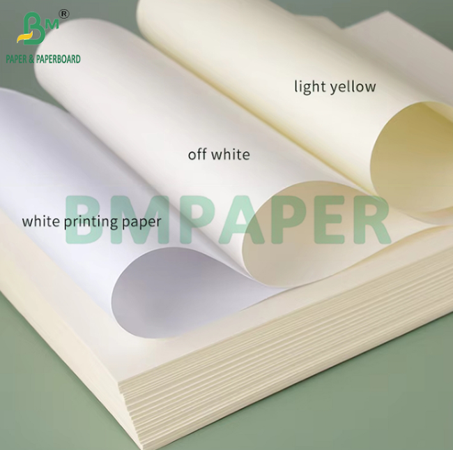50g 55g 60g 70g 80g Uncoated Butter Color Offset Paper For Notebook 50g 55g 60g 70g 80g Uncoated Butter Color Offset Paper For Notebook