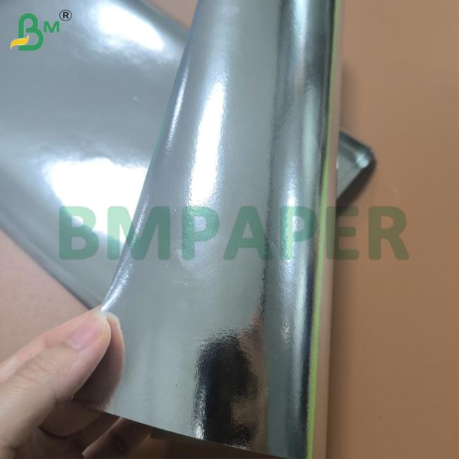 Silver Foil Mirror Cardstock Paper One Sided Metallic Paper Sheets Silver Foil Mirror Cardstock Paper One Sided Metallic Paper Sheets