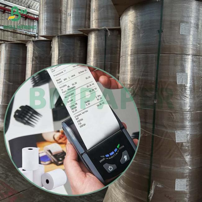 80GSM 90GSM Top Coated Direct Thermal Paper Cash Register Rolls packaging alternative view
